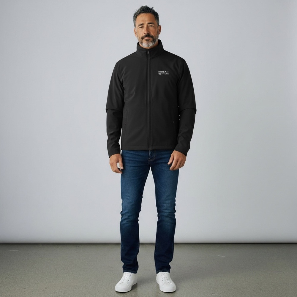 Nissan INFINITI Men's Black Softshell Jacket